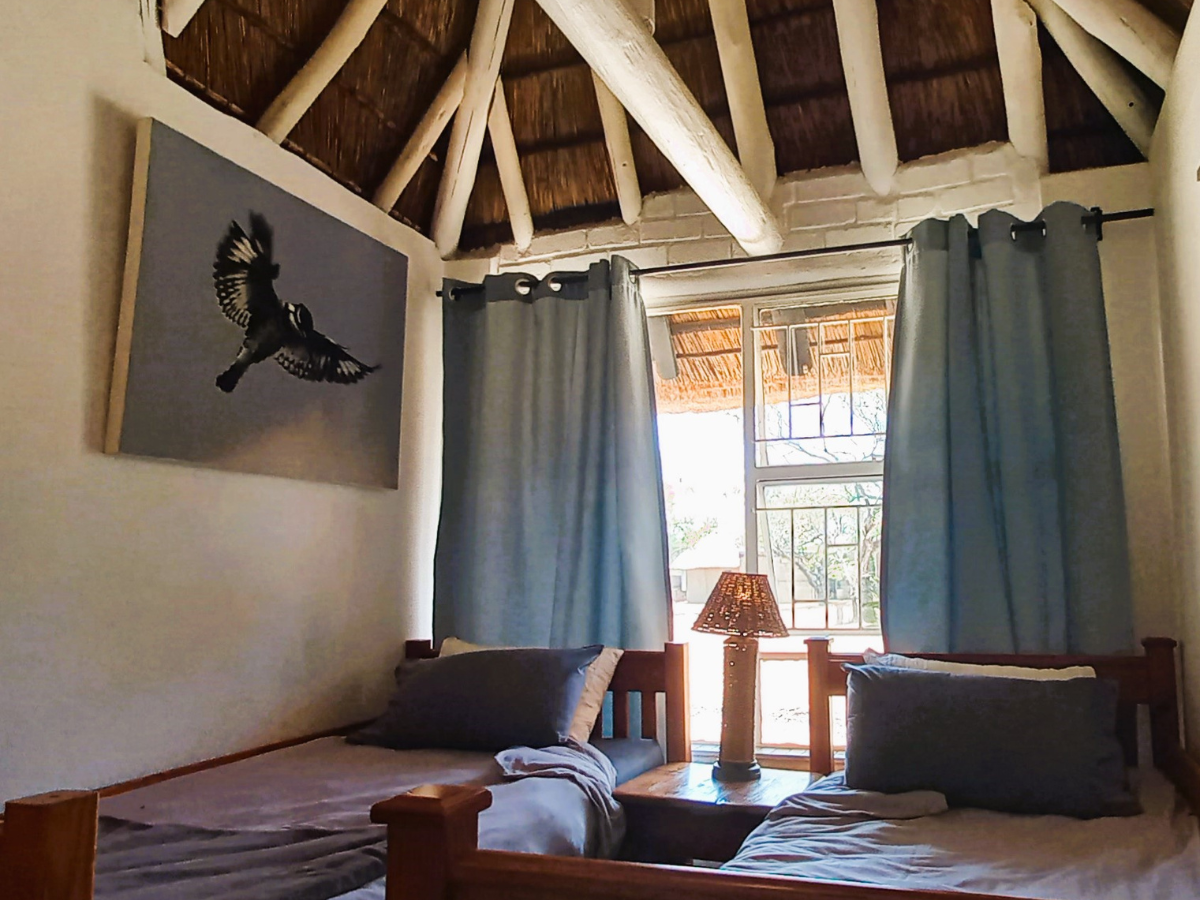 Rock Cottage bedroom Rock Cottage bedroom with two single beds for family guests