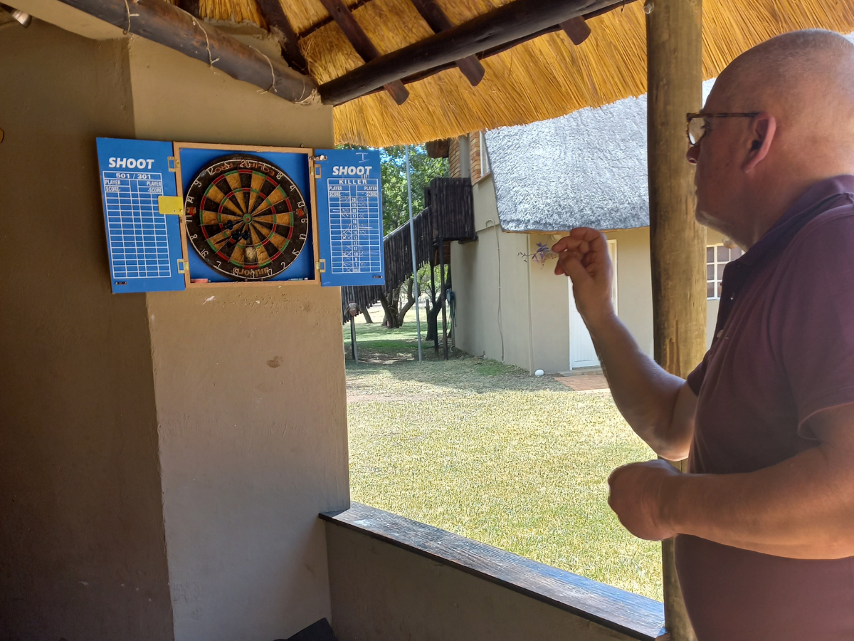 Bar area Dartboard in Bar area